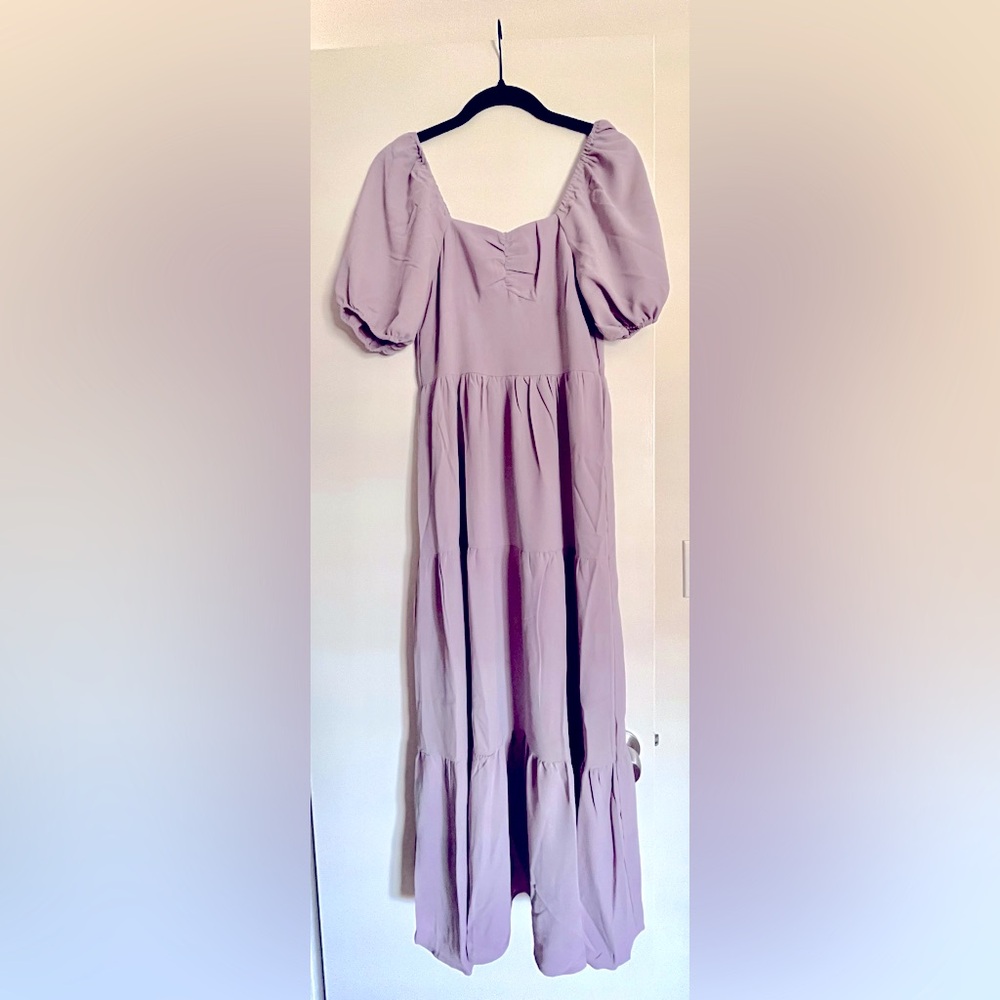 Morning Lavender Maxi Dress